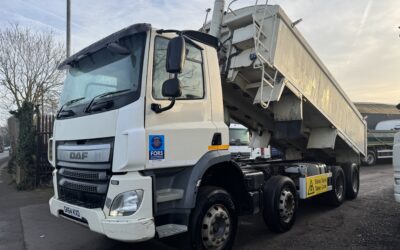 (2014) 64 DAF CF400 8×4 TIPPER EURO 6 – GK64 KXD