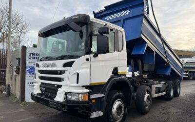 (2013) SCANIA P400 8×4 TIPPER EURO 5 – EU13 VJF