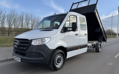 (2022) 22 MERCEDES SPRINTER 315 CDI CREW CAB TIPPER EURO 6 – KV22 WVK