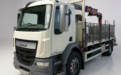 (2015) 65 DAF LF220 DROPSIDE CRANE- RJ65 KKW